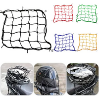 Motorcycle Elastic Luggage Net 6 Hooks Hold Down Load-bearing Solid Motorcycle Bike Universal Luggage Net Motorcycle Accessories