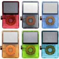 Kolorowa, przezroczysta obudowa przedniej paneli sterowania do iPod Classic 6. i 7. generacji, z Click Wheel i przyciskami, 80/120/160GB A1238