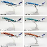 16/20CM A380 ANA Sea Turtle Metal Airplane Model Plane Toy with Display Stand for Adult Aviation Gifts Collection
