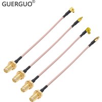 RF Coaxial RG316 Cable SMA RP SMA to MCX MMCX Male Plug & Female Jack Straight & Right Angle RF Jumper Pigtail Cable 4inch~10FT