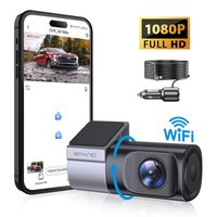 New 1080P Dash Camera Vehicle Recorder WiFi DashCam Smart Car Video Recorder APP Control Night Vision 360° Rotation For All Cars