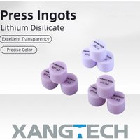 XANGTECH 5pcs Press Ingot Glass Ceramic Lithium Disilicate Ceramic Block for Dental Lab Dental Materials Sirona Cerec CAD CAM