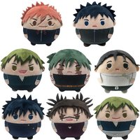 Jujutsu Kaisen Round Plush Keychain Yuji Megumi Choso Yuta Anime Fluffy Stuffed Doll Bag Pendant Fans Gift 10cm