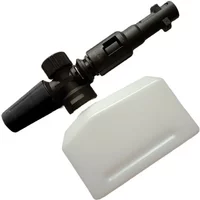 400ML Square Snow Foam Lance for Karcher High Pressure Car Clean Wash K1 K2 K3 K4 K5 K6 K7 Water Gun Nozzle Generator