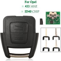 jingyuqin 2 Buttons for Opel Astra g a zafira 93176615 BOSCH TS ASTRA Smart Remote Car Key 433Mhz ID40 Chip Fob Replacement
