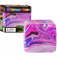 Marble Swirl Cube Squeeze Stress Relief Toy Soft Squishy Fidget Toy Colorful Swirl Texture Anxiety Relief for Kids Adults