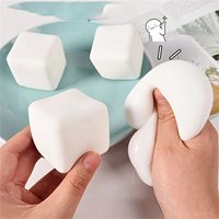 Squishy Tofu Slow Rising Stress Balls Anxiety Relief Toys Dough Sensory Pull Stretch Dough Ball Fidget Toy