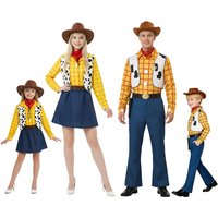 Movie Cosplay Story Woody Costume Outfit Full Set For Adult Men Women Boy Girls Uniform Halloween Carnival Masquerade Suit