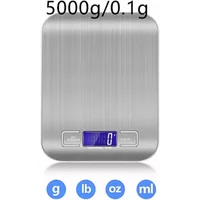 5/1kg Household Kitchen Diet Scales Measuring Tool Slim LCD Digital Electronic Weighing Scale Scale Electronic Food Scales New