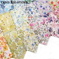 New Fashion 7cm Floral Print Neck Tie Women&Men Wedding Butterfly Dress Tuxedo Accessory Pink Blue Retro Cotton Casual Cravatas