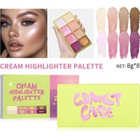 Case Cream Makeup Palette Set 8Colors/set Girly Room Accessories Makeup Eye Shadow Palette Gift for Girl woman