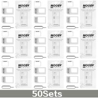 50sets 4 in1 Noosy Nano Sim Card Adapter + Micro Sim Cards Adapter + Standard SIM Card Adapter for IPhone Wholesale