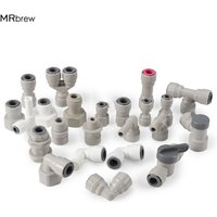 Plastic Quick Connector Push in Fittings Pipe Hose Connect Food Grade Disconnect Joint