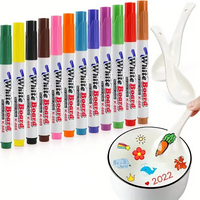 12 Colors Floating Pen with Spoon - Magic Water Floating Painting Pen Set for Creative DIY Art Projects