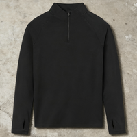 Men's Spring Autumn Fitness Long-Sleeved Quick-Dry Running Tops Half-Zipper Slim-Fit Training Sweatshirt Baselayer Undershirts