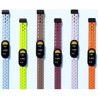 Silicone Magnetic Buckle Strap For Xiaomi Smart Watch Band 8 9 10 NFC Soft Candy Color Watch Band Sports Bracelet Loop