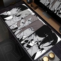 90x40cm Anime Chainsaw Man Large Mouse Pad XXL Laptop Non-slip Keyboard Carpet Office Gaming Accessories Kawaii Makima Table Pad