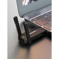 COMFAST USB Wifi 7 Adapter 6500M 6G&5G&2.4G Receptor Wifi Para Pc RTL8912AU 2 Antenna Wi Fi Adaptador Driver Free for Win10/11