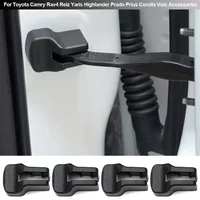 4PCS for Toyota Corolla Camry RAV4 Yaris Prius C-HR Chr Buckle Car Styling Protective Auto Door Lock Stopper Limiting Cover Case