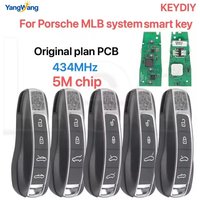 YangWang For Porsche Cayenne Taycan Panamera 911 MLB System Smart Key KEYDIY Original Plan Board With Logo MLB19 433MHz 5Mchip