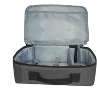 Portable Grey Projector Storage Bag Case Universal Carrying Bag Travel Storage Organizer for Projectors and Accessories