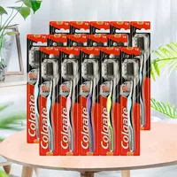 8PCS Random colors Bamboo Charcoal Toothbrushes -Fine Soft Bristles,Oral Health, Adult Family Pack, Gentle Teeth Cleaning Tools
