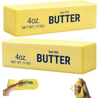 Soft Butter Stick Fidget Squeeze Toy Slow Rising Stress Squishy Pocket-Size Sensory Desk Toy for Stress Relief