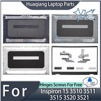 New For Inspiron 15 3510 3511 3515 3520 3521 Rear Lid Case Laptop LCD Back Cover Front Bezel 09WC73 Black silver gray