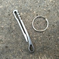 Stainless Steel EDC Wallet Multi-functional Keychain Carabiner Money Clip Outdoor Camping Accessories
