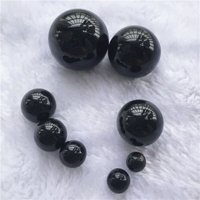 Black Crystal Glass Ball Dia 16/19/22/25/30/40/50/60/70/80mm Black Eyeball Window Decoration Ball Massage Ball Non Porous Bead