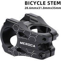 MEROCA MTB Stem 31.8x35mm High-strength Short Handlebar Stem Aluminum Alloy Bicycle Bridge Racing Downhill Bike / Road Bike Stem