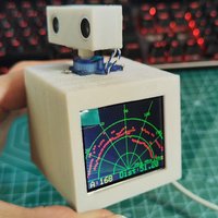 Ultrasonic Radar Arduino Ultrasonic Radar 180-degree Scanning Typec Interface Fast Response Speed Scene Simulation Accessories
