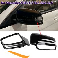 Replacement Rearview Side Mirror Covers Cap For Mercedes Benz W176 W246 W212 W204 C117 X156 X204 W221 A B C E S CLA GLA GLK