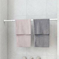 2pcs Multi Purpose Spring Telescopic Rod Home Adjustable Portable Curtain Rods Fits Kitchen Toilet Sundries Storage Supplies