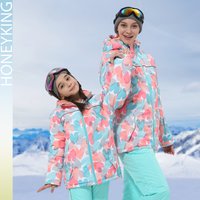 HONEYKING enfants vêtements d'extérieur de Ski hiver chaud coupe-vent Sports de plein air vestes de neige filles manteau de Snowboard pour équipement de vêtements de Ski