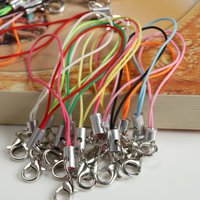 20-160Pcs Lanyard Cord Lobster Clasp Rope Keychain Hooks Mobile phone Strap Charm Pendant Key Keyring Bag Accessories
