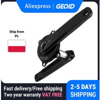 GEOID PM500 Racefiets Powermeter 110BCD 4-bouts crank ANT+ Bluetooth 24mm spindel Compatibel met Shimano