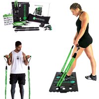 Gymwell Portable Home Gym With 3 Sets Of Resistance Bands Total Body Workout Equipment For Home