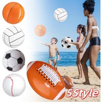 Inflatable Balloons Beach Baseball Beach Basketball Beach Soccer Ball for Kids Toy Ballon Hello Summer Sports Kids Gift Balon