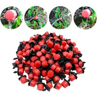 30-100PCS 4/7mm Garden Irrigation Nozzle Adjustable Dripper Sprinkler Emitter Micro Drip Balcony Yard Greenhouse Watering Spray