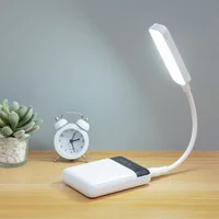 USB Plug Portable Light 360° Foldable Mini LED Book Reading Light Flexible Night Light Eye Protection Night Lamp for Power Bank
