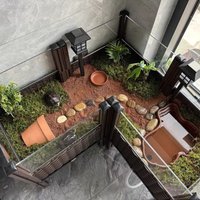 Turtle Tank Breeding Ecological Box Sun Landscape Half Water Platform Climbing Platform Large Turtle Breeding Box