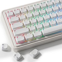 Cat Ears Side Backlight Keycaps 113 Keys PBT Material MAO Profile DYE-SUB Personalized Keycap For MX Switch Mechanical Keyboard