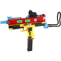 UZI Model Building Block Blaster DIY Assemble UZI Block Gun with Continuous Firing Shell Ejection for Shooting Play Unique Gift