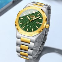 Fashion LIGE Top Brand Luxury Mens Watches Business Steel Quartz Wristwatches 30M Waterproof Luminous Watch Men Gifts Reloj 2026