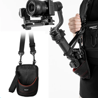 FOMITO Photography Camera Gimbal Stabilizer Shoulder Support with Tripod Belt Waist Bag Auxiliary Photography Fixing Strap