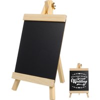 16x29cm Small Chalkboard Sign Board Standing Wooden Chalkboard Wedding Message Sign Tabletop Chalk Boards Menu Standing Frame