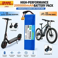 LIDIKALA 13S3P 48V 200Ah Lithium-Ionen-Akku mit großer Kapazität, eingebautem Sicherheits-BMS, Ersatzakku für 500W-2000W Motor, Zubehör für städtische Elektrofahrräder, E-Bike-Akku.