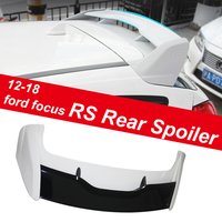 For Ford Focus Hatchback RS Rear Spoiler ABS Black And White Trunk Roof Tail Wing Car Accessories 2012 2013 2014 2015 2016-2018