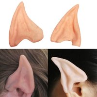 Soft Pointed Prosthetic Ear Elf Ear Dress Up Prop Cosplay Accessories For Halloween Party